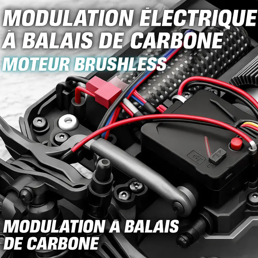 Modèle de camion tout-terrain télécommandée électrique Ortilia