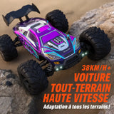 Voiture tout-terrain Versi RC avec LED télécommandé Ortilia