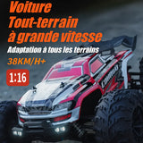 Voiture tout-terrain Versi RC avec LED télécommandé Ortilia