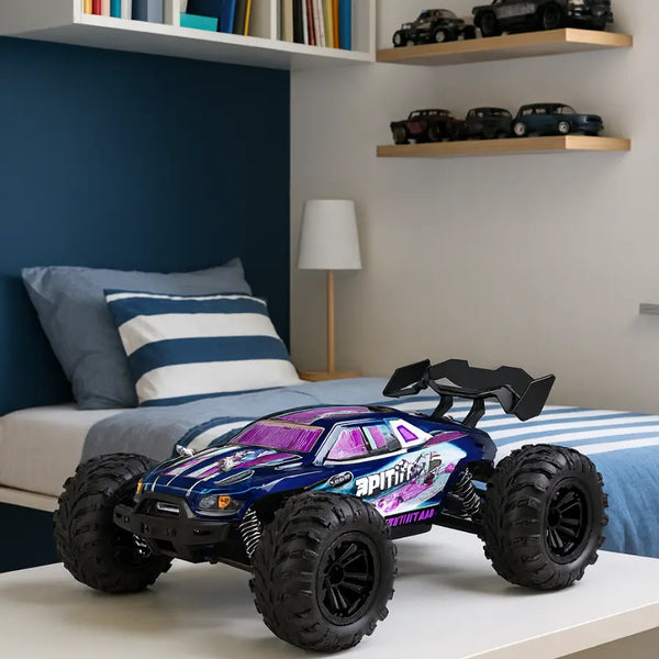 Voiture tout-terrain Versi RC avec LED télécommandé Ortilia